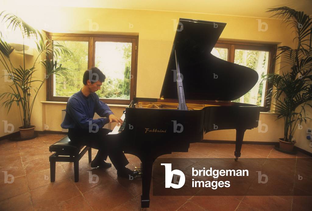 Pesaro, 1997 Pianist Daniele Pollini/Pesaro, 1997 Il pianista Daniele Pollini-