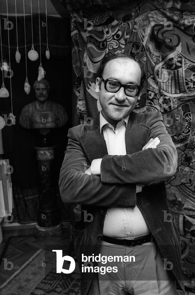 Italian composer SALVATORE SCIARRINO, 1980/SALVATORE SCIARRINO, composer, 1980