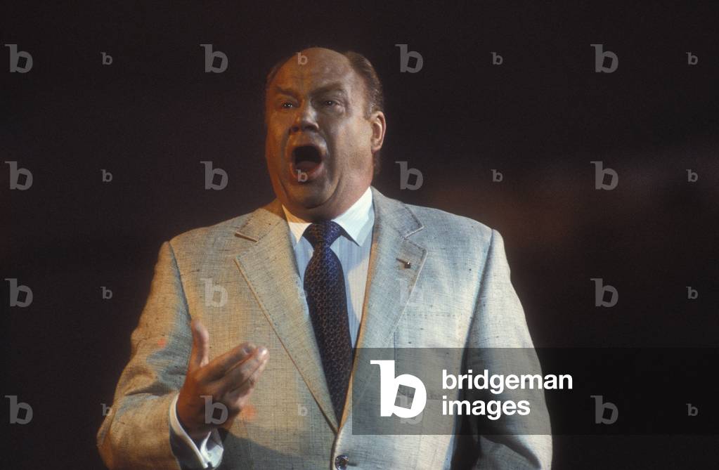 Swedish operatic baritone Ingvar Wixell, 1988/Il baritono Ingvar Wixell, 1988 -