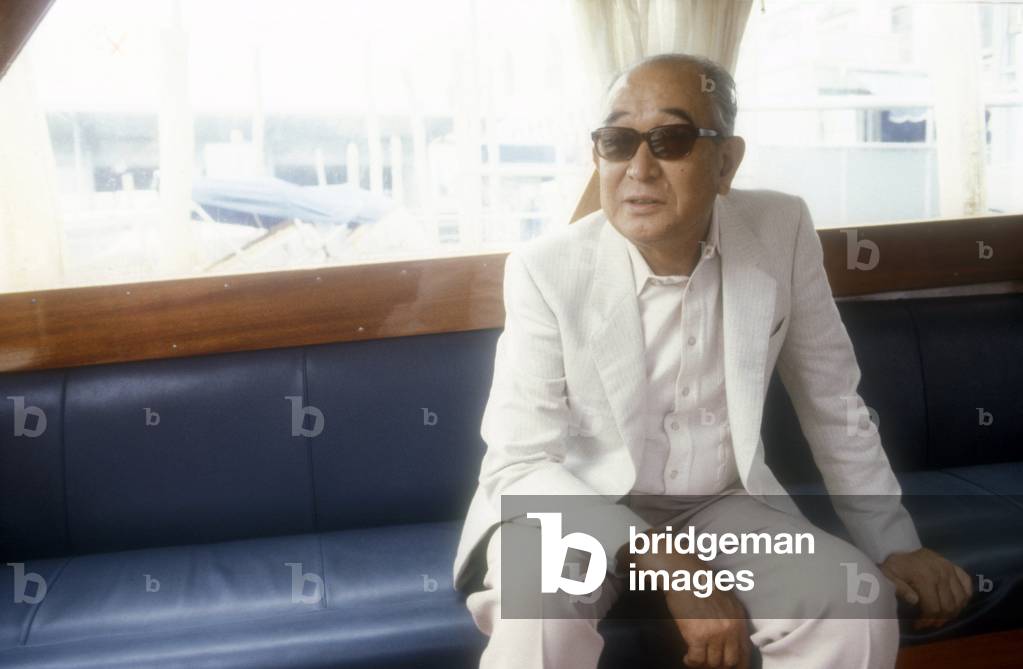 Portrait of Japanese director Akira Kurosawa, 1980 (photo)