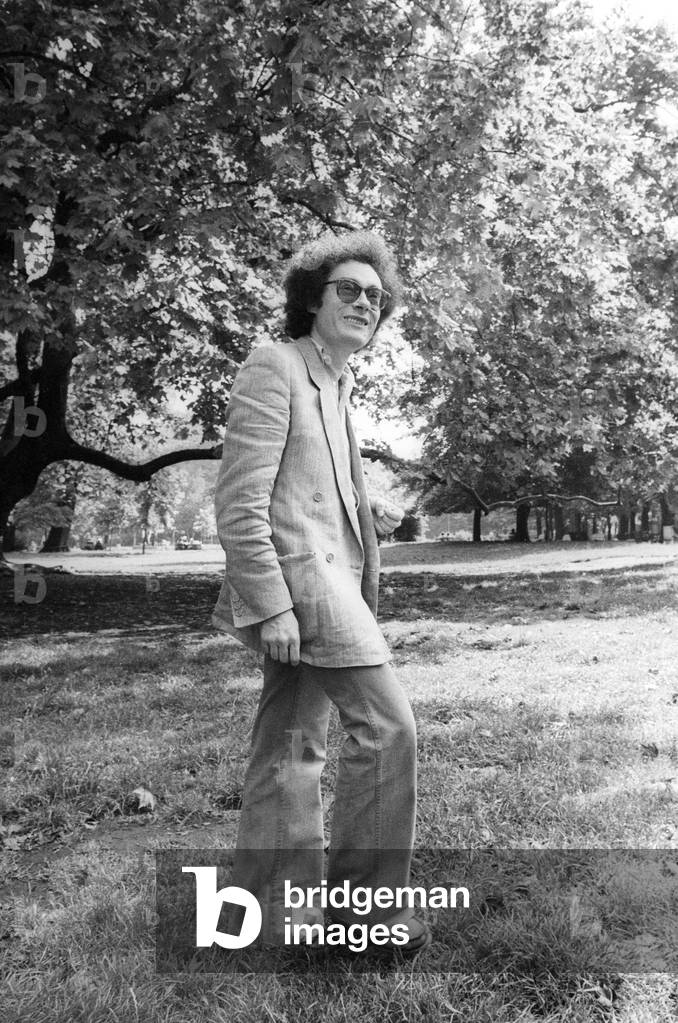 Milan, 1980. Italian poet Maurizio Cucchi (photo)