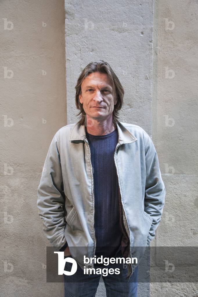 Lyon, Quais du Polar 2017. French crime writer Marcus Malte (nom de plume of Marc Martiniani) (photo)