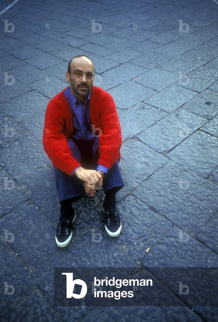 Capri, 1995. Italian journalist and writer Giordano Bruno Guerri/Capri, 1995. Giordano Bruno Guerri, giornalista e scrittore -
