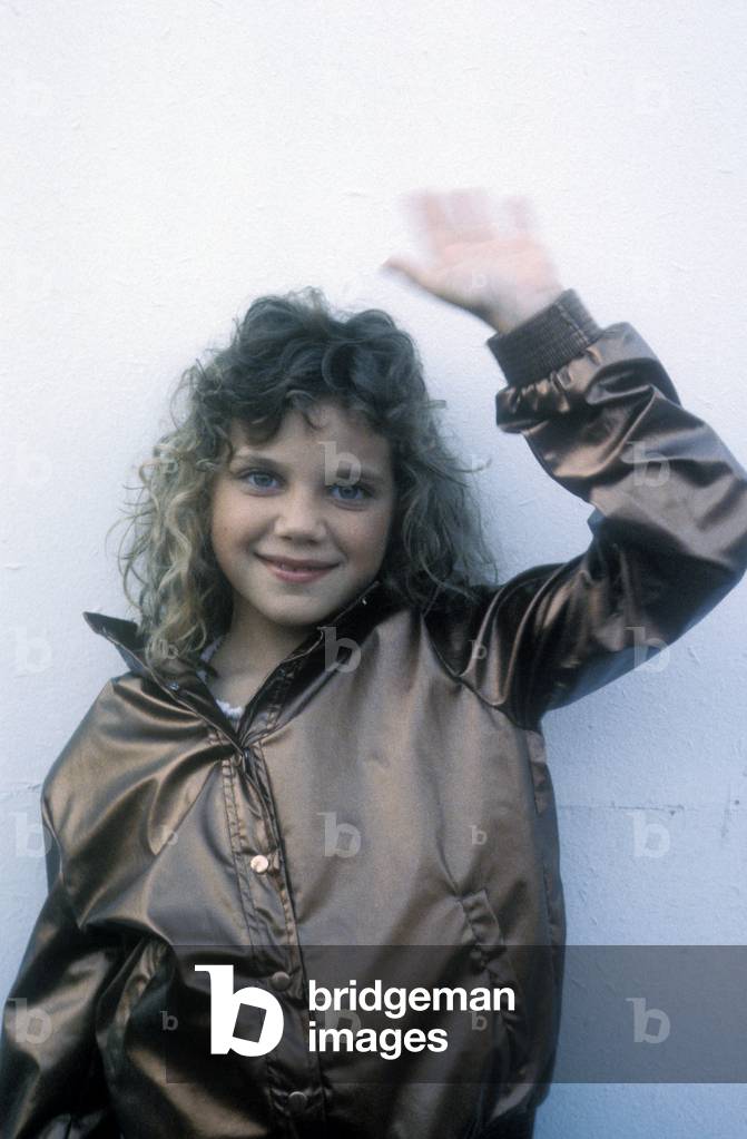 Portrait of the American pop singer child Nikka Costa in 1981.