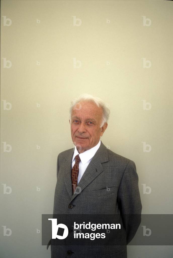Turin, 1995. Italian publisher Giulio Einaudi (photo)