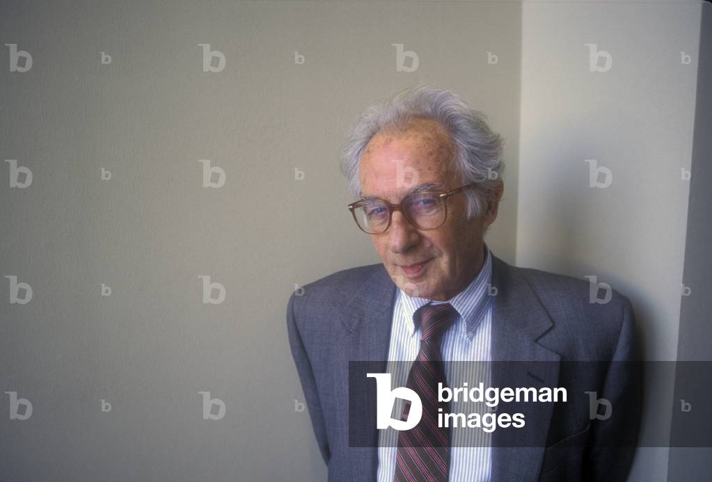 Turin 1995. Italian writer and poet Alfredo Giuliani (photo)