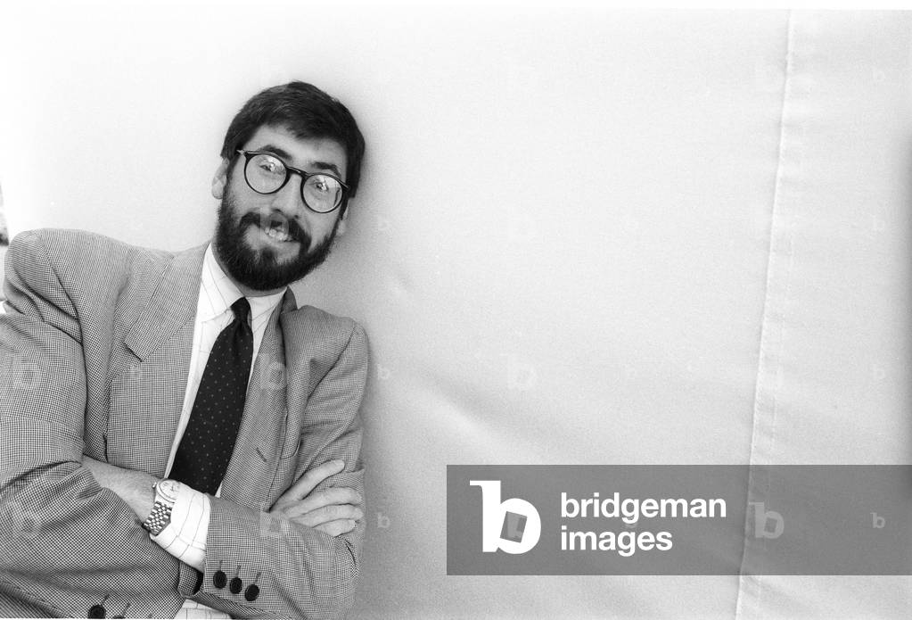 Venice Lido, Venice Film Festival 1989. American director John Landis, member of the jury/Lido di Venezia, Venice Film Festival 1989. He registered John Landis, member della giuria -