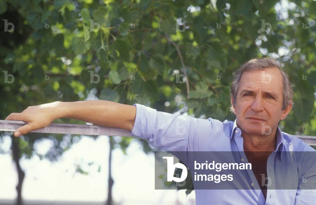 Venice Lido, Venice Film Festival, about 1985. American actor Ben Gazzara/Lido di Venezia, Mostra del Cinema di Venezia, 1985 circa. Attore Ben Gazzara -