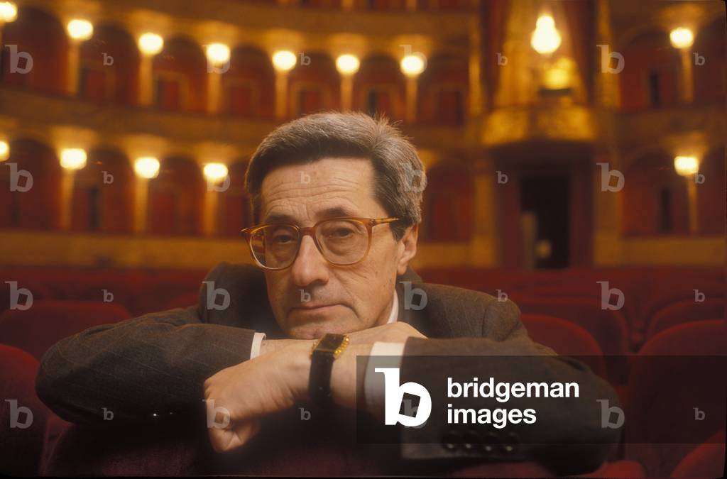 Rome, 1990 Italian musicologist Bruno Cagli/Roma, 1990 Il musicologo Bruno Cagli-