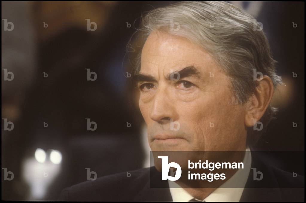 Actor GREGORY PECK, 1983/GREGORY PECK, attore, 1983