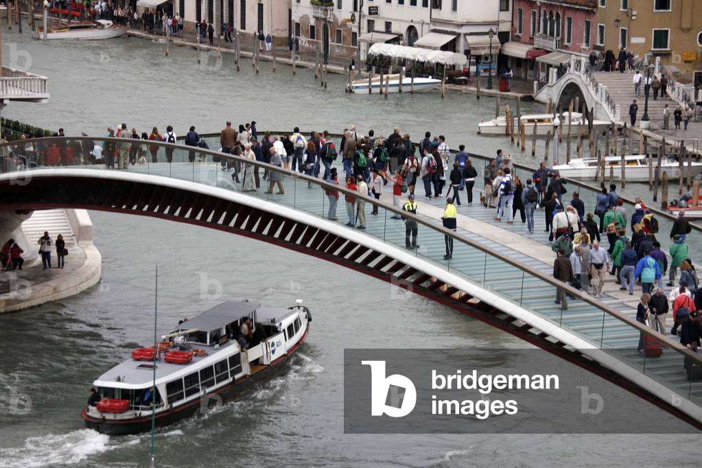 Venice, Ponte della Costituzione (Constitution Bridge) designed by Spanish architect Santiago Calatrava