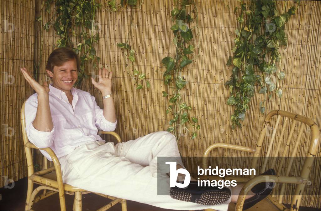Venice Lido, Venice Film Festival 1987. British actor Michael York, member of the jury Festival/Lido di Venezia, Venice Film Festival 1987. The Inglese Attore Michael York, membro della giuria -