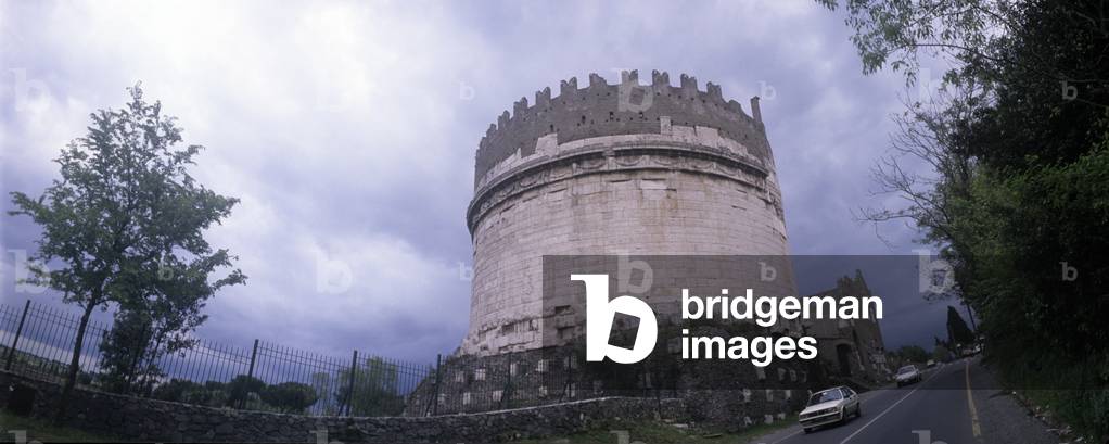 Tomb of Cecilia Metella along the Appian Way