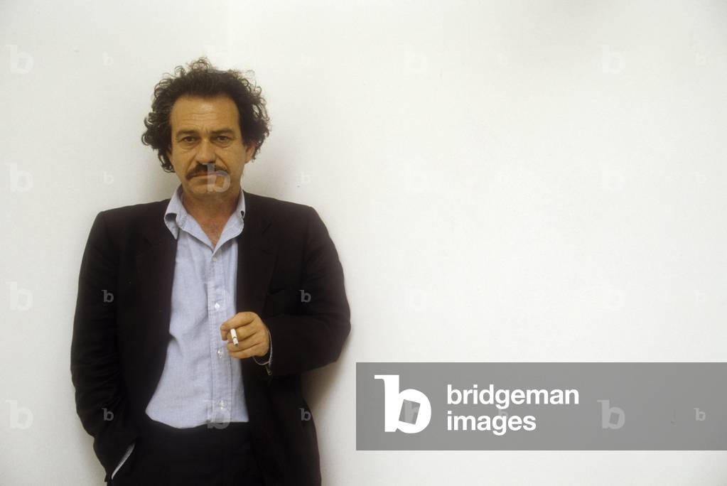 Portrait of Yannis Kounellis at La Biennale di Venezia 1988
