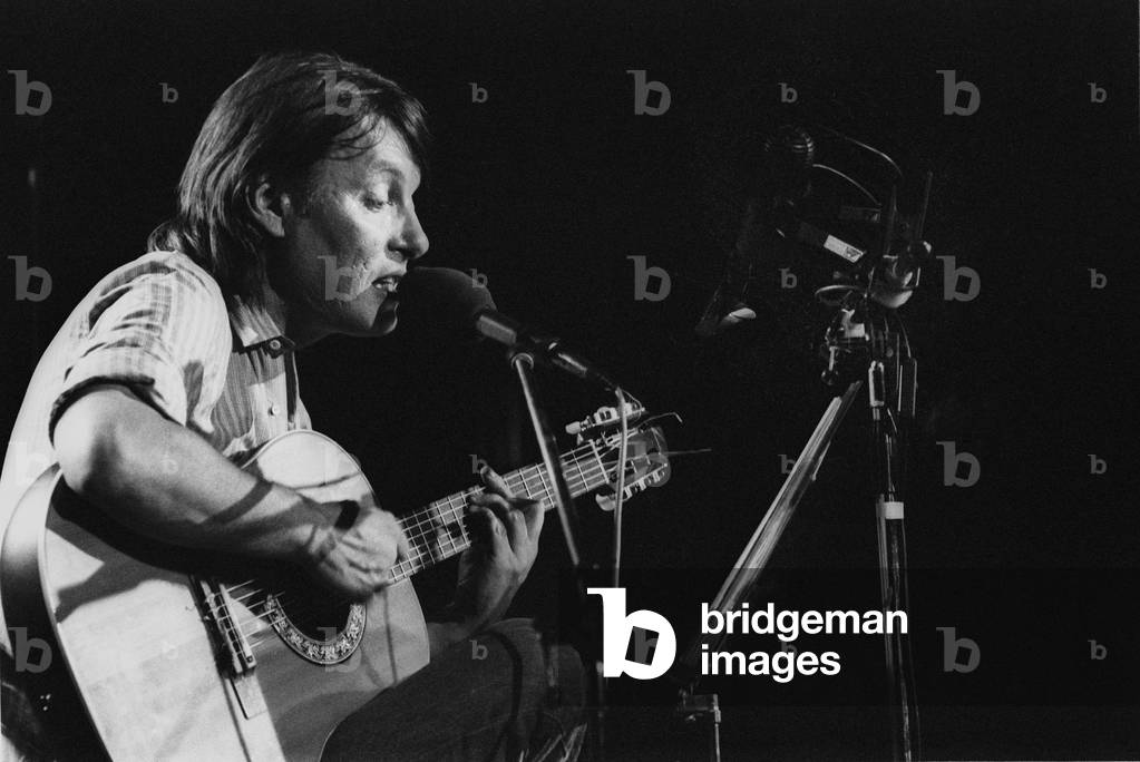 Italian singer-songwriter Fabrizio De Andre (1981)/Il cantautore Fabrizio De Andre (1981) -