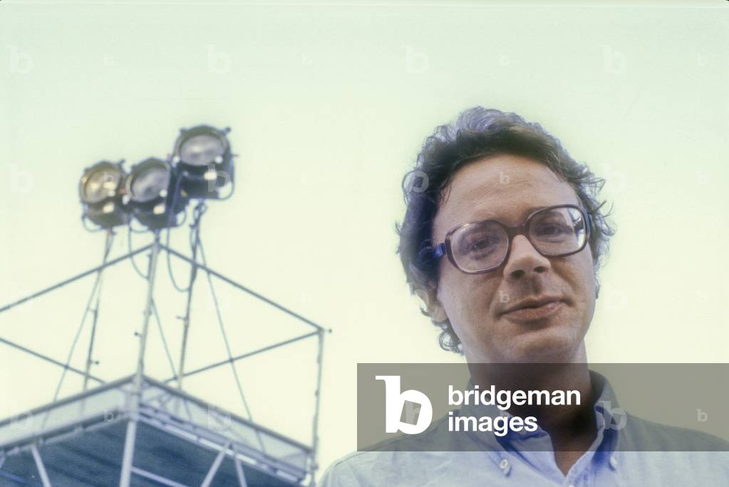 Venice Lido, Venice Film Festival 1985. Italian director Francesco Laudadio (photo)