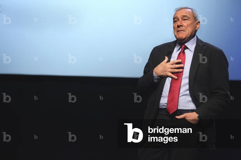 Libri Come, Festival of Books and Reading, Rome 2014. President of the Italian Senate Paolo Grasso during his lecture for schools “” Lessons about Mafia””/“” Libri Come”” Festa del Libro e della Lettura, Roma 2014. Il presidente del Senato Paolo Grasso durante la sua conferenza per le scuole “” Lezioni di mafia”” -
