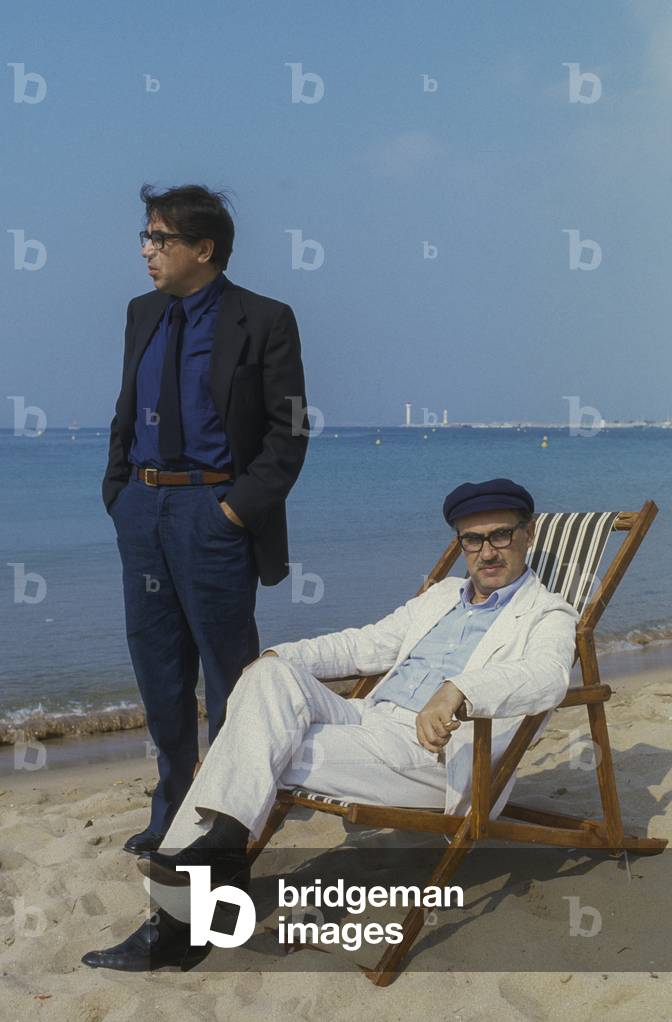 Venice Lido, Venice Film Festival 1984. Directors Paolo and Vittorio Taviani, members of the jury/Lido di Venezia, Mostra del Cinema di Venezia 1984. I registi Paolo e Vittorio Taviani, membri della giuria -