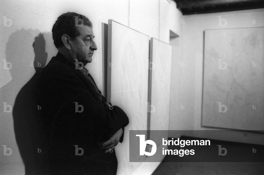 Venice Biennale of Contemporary Art 1980. Italian painter Giulio Turcato/Biennale Arte di Venezia 1980. Il pittore Giulio Turcato -