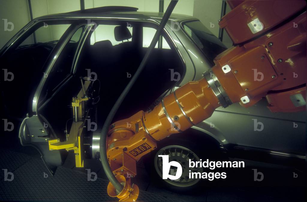 Munich, Science and Technology Museum (Deutsches Museum), assembling of a BMW car