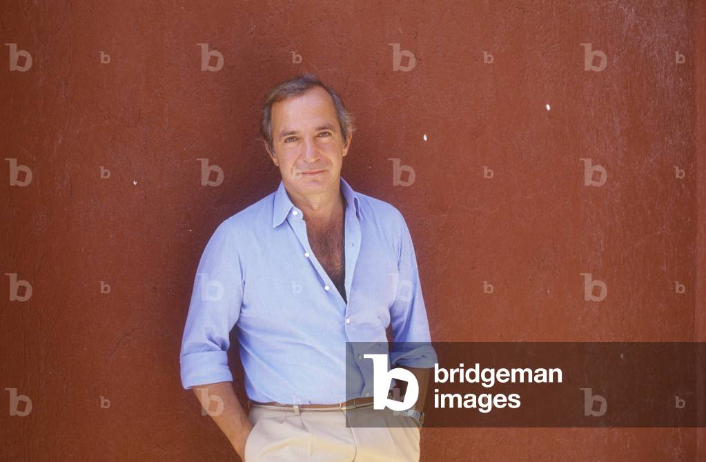 Venice Lido, Venice Film Festival, about 1985. American actor Ben Gazzara/Lido di Venezia, Mostra del Cinema di Venezia, 1985 circa. Attore Ben Gazzara -