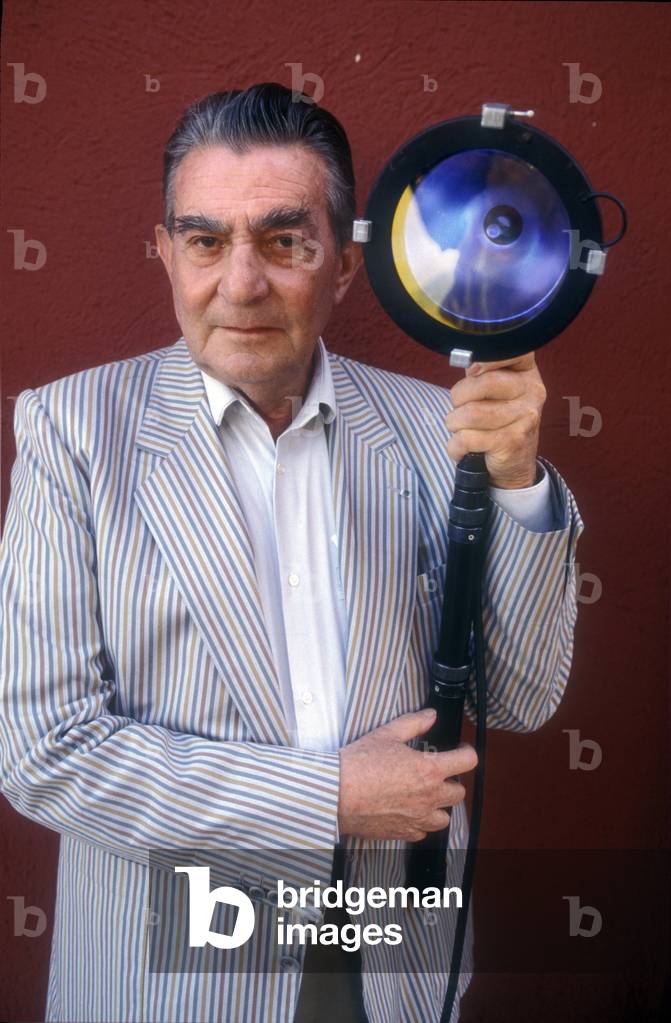 Portrait of French chief operator Henri Alekan in 1989.