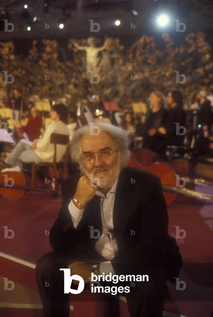 Conductor RENATO SERIO, sala Nervi, Vatican City, Rome 1998/RENATO SERIO, orchestra direttore, Sala Nervi, Vaticano, Roma 1998