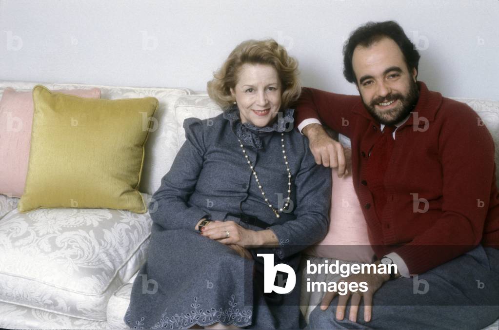 Maria Mercader and her son