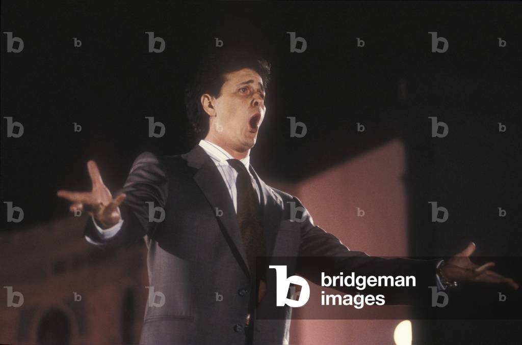 Italian baritone Natale De Carolis, 1990/Il baritono Natale De Carolis, 1990 -