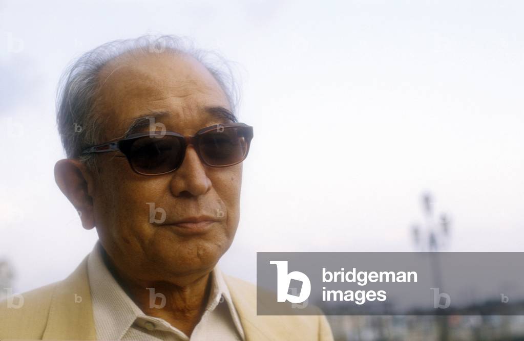 Portrait of Japanese director Akira Kurosawa, 1980 (photo)
