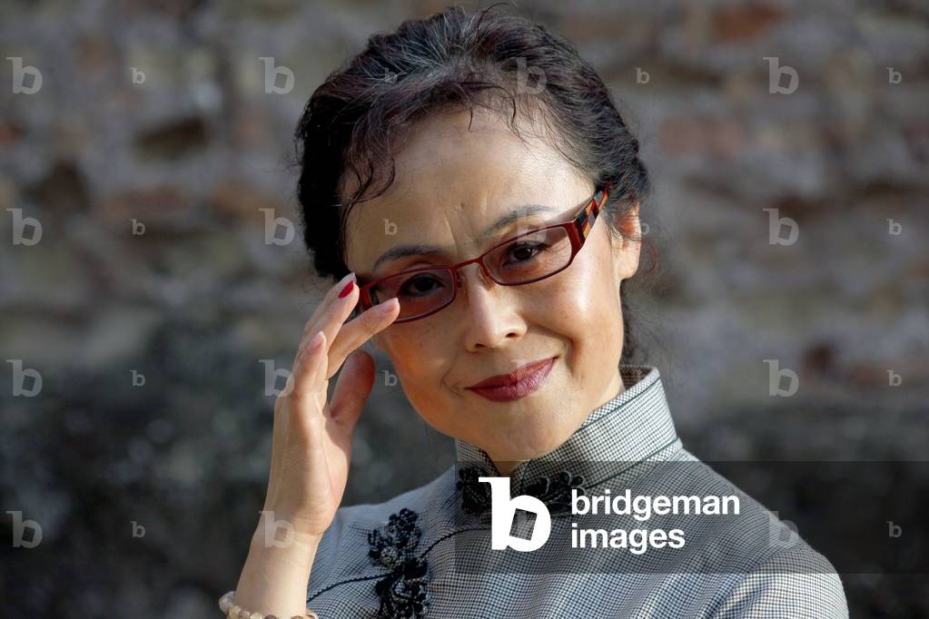 British-Chinese journalist, broadcaster and writer Xinran, Festival of Literatures, Rome, June 14, 2011 (photo)