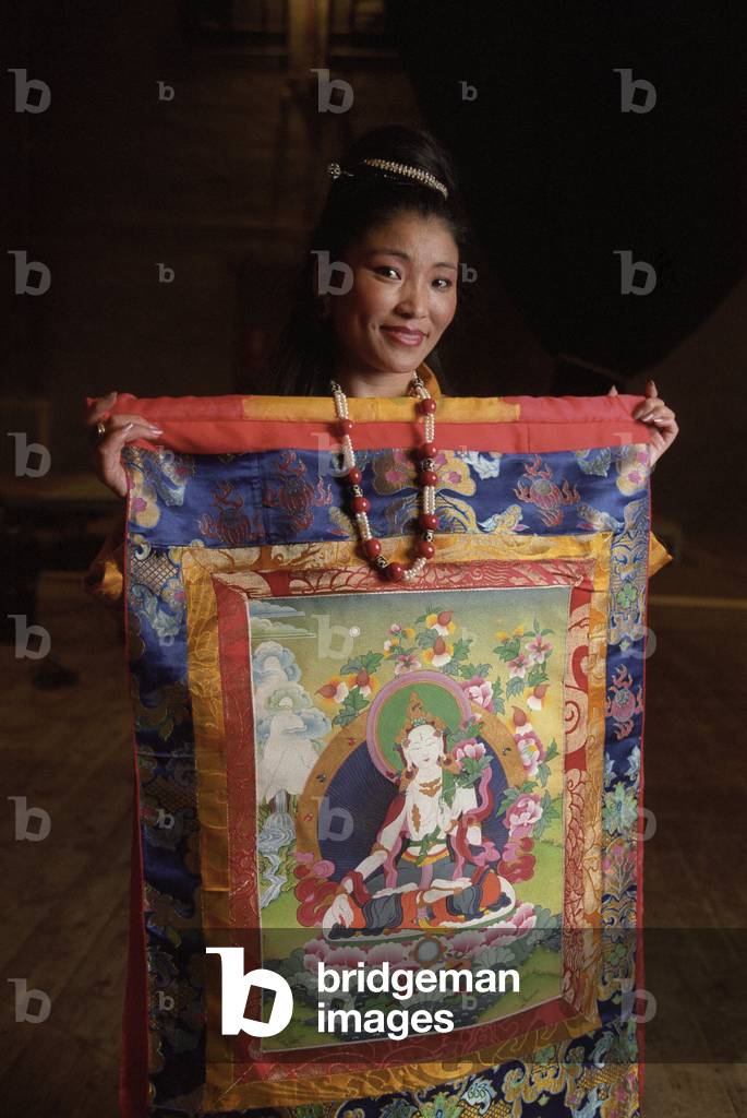 Tibetan singer Yungchen Lhamo, 1999/La cantante tibetana Yungchen Lhamo, 1999 -