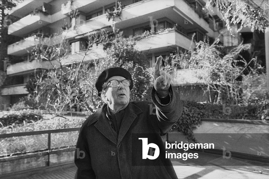 Lugano, Switzerland, 1981. Italian writer Giuseppe Prezzolini/Lugano, Svizzera, 1981. Lo scrittore Giuseppe Prezzolini -