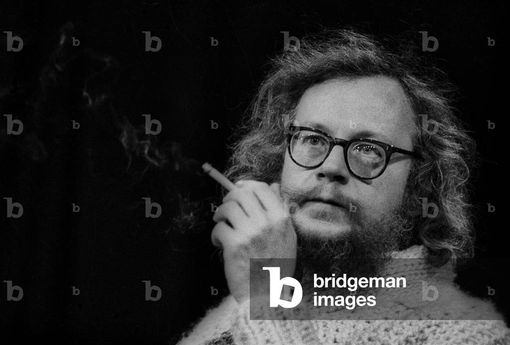 Rome, about 1982. Polish theater director Jerzy Grotowski/Roma, 1982 circa. He registered teatrale Jerzy Grotowski -
