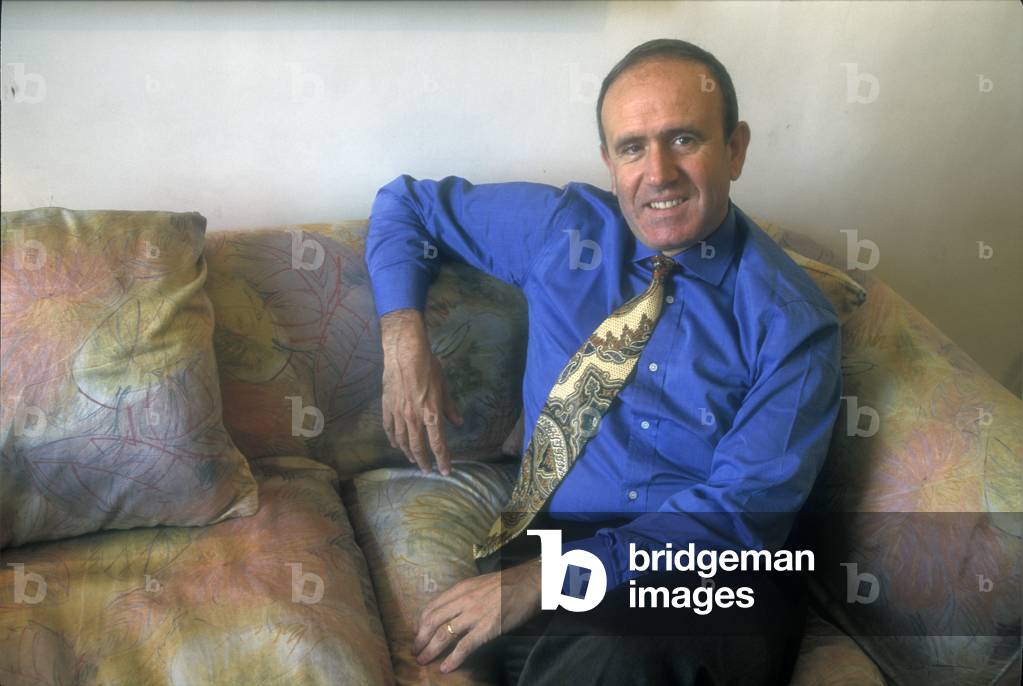 Rome, 1995. Italian sociologist Pino Arlacchi (photo)