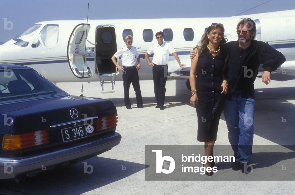 Austrian director Gustav Kuhn and his wife Andrea (1992)/Macerata, 1992. Il direttore d'orchestra Gustav Kuhn e sua moglie Andrea (1992) -