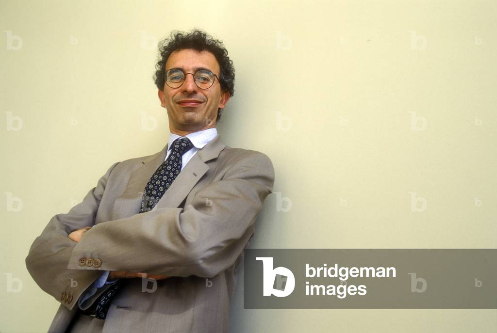 Turin, 1995. Italian journalist Gad Lerner (photo)