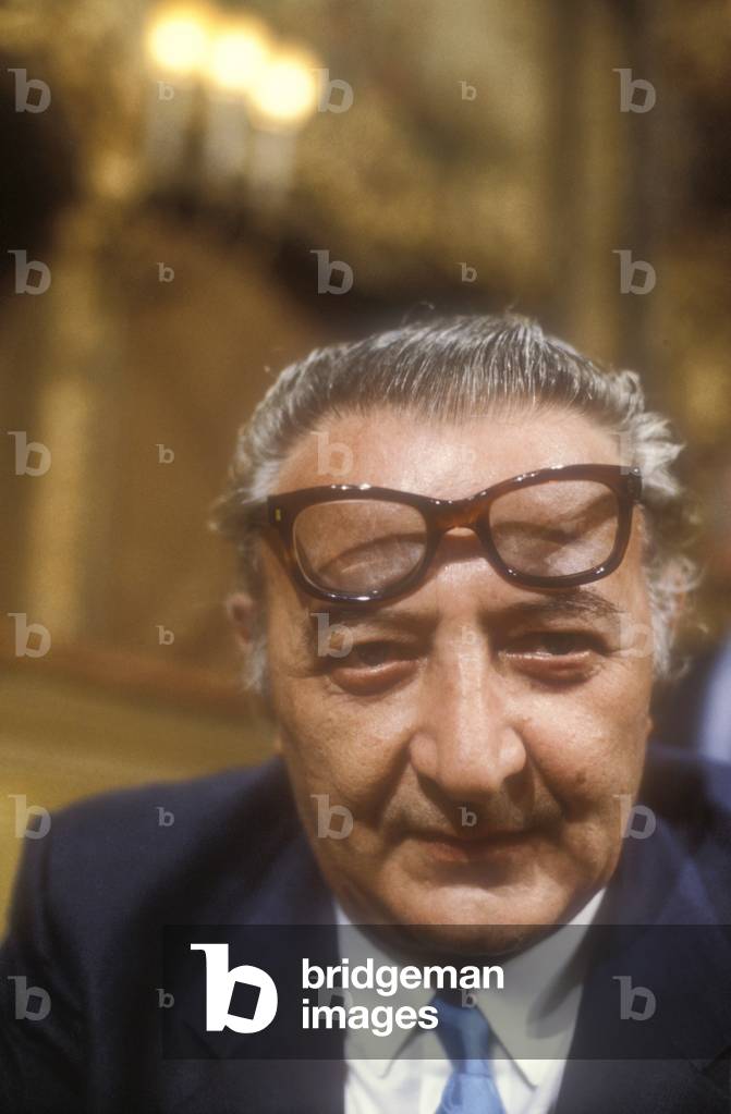 Venice, Campiello literary prize 1980. Italian writer Giovanni Arpino (photo)