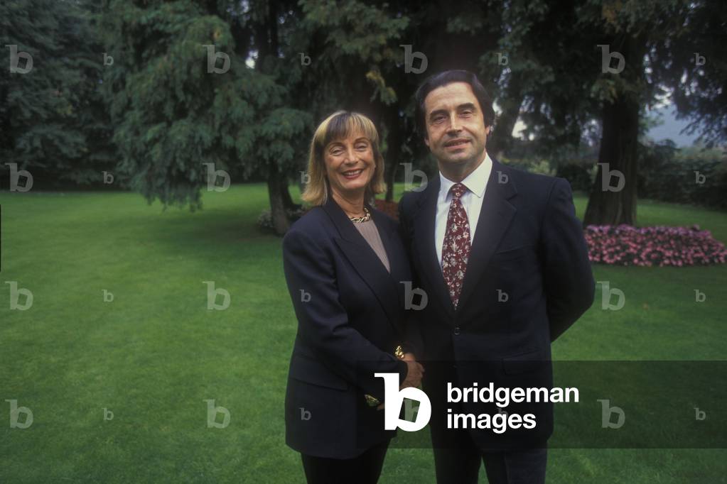 Music Conductor Riccardo Muti and his wife Cristina Mazzavillani Muti (1996)/Il direttore d'orchestra Riccardo Muti con la moglie Cristina Mazzavillani Muti (1996) -