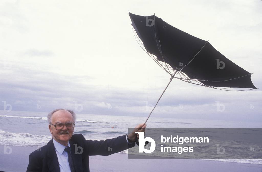 Viareggio, 1995. Italian Literary critic Carlo Dionisotti (photo)