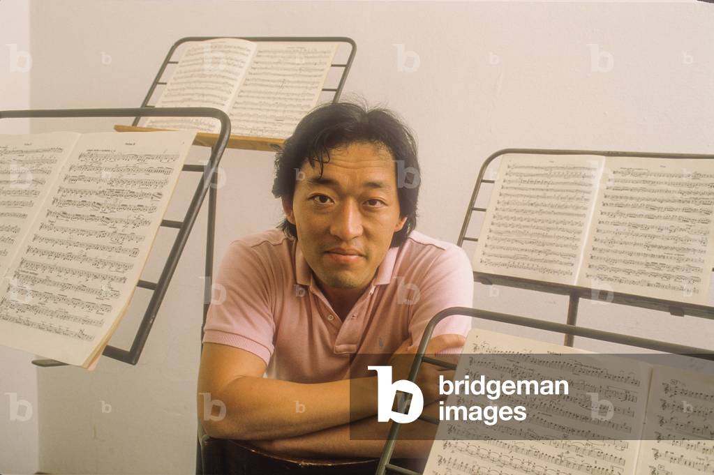 Rome, about 1990. Korean conductor Myung-Whun Chung/Roma, 1990 circa. Il direttore d'orchestra Myung-Whun Chung -