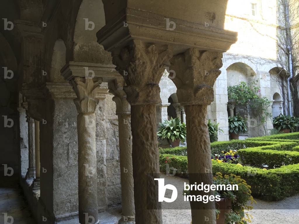 Saint-Remy de Provence (France). Cloister of the Sisters of St. Joseph Monastery