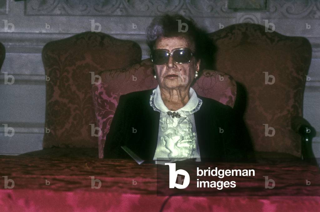 Italian writer Anna Banti (nom de plume of Lucia Lopresti), 1980 (photo)