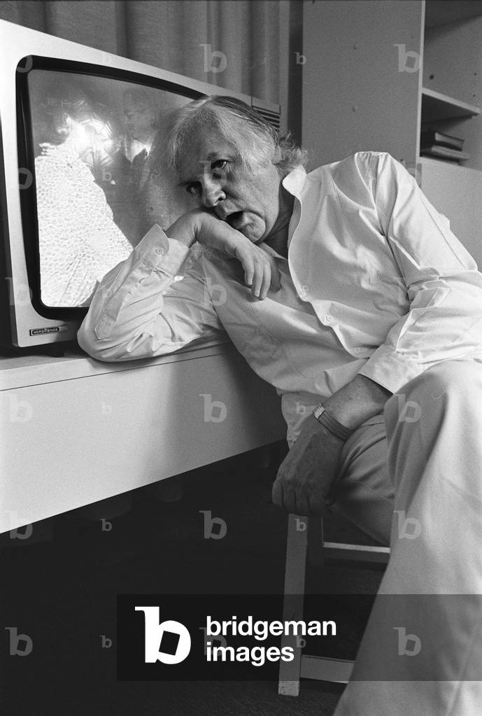 Portrait of the British realizer Ken Russell around 1980.