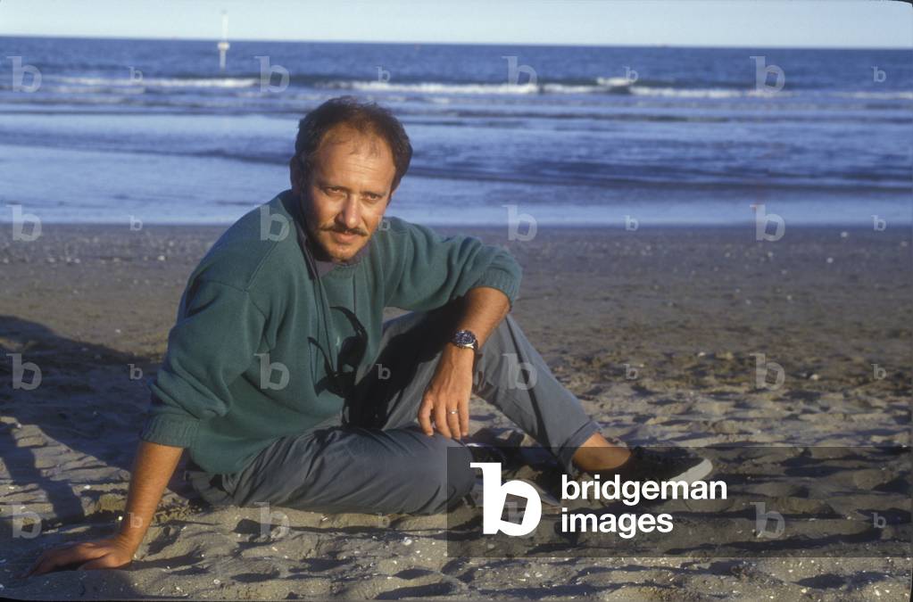 Venice lido, Venice Film Festival 1992. Italian director daniele segre at the Festival to present 