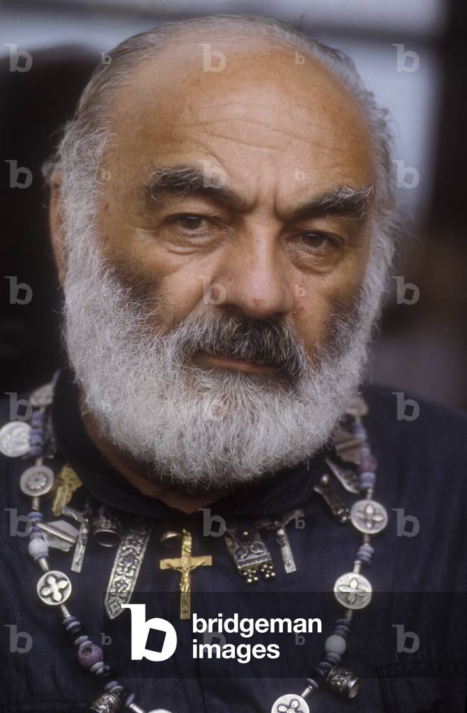 Venice Lido, Venice Film Festival 1988. Armenian movie director Sergei Paradzhanov/Lido di Venezia, Mosyra del Cinema di Venezia 1988. He registered Sergej Paradzhanov -
