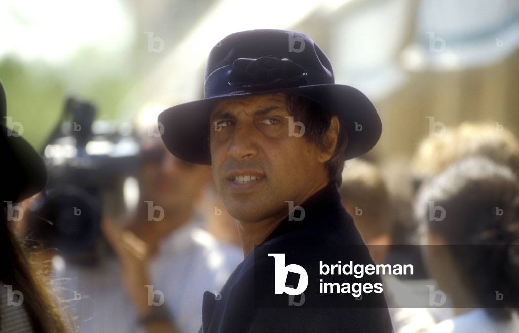 Venice Lido, Venice Film Festival 1988. Italian pop singer Adriano Celentano/Lido di Venezia, Mostra del Cinema di Venezia 1988. He singer Adriano Celentano -