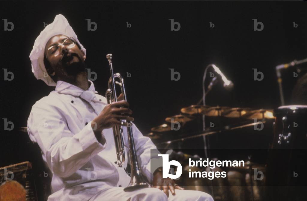 Rome, about 1985. American jazz trumpeter Lester Bowie (photo)