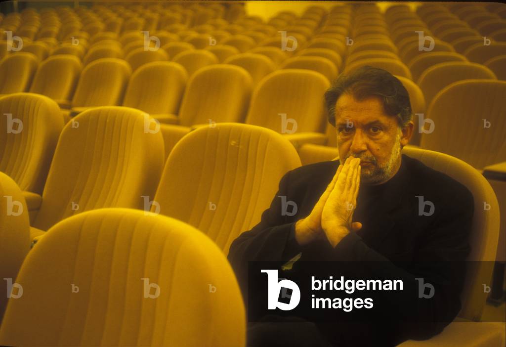 Venice Lido, Palazzo del Cinema, 1997. Director of Venice Film Festival Felice Laudadio/Lido di Venezia, Palazzo del Cinema, 1997. Il direttore della Mostra del Cinema di Venezia Felice Laudadio -