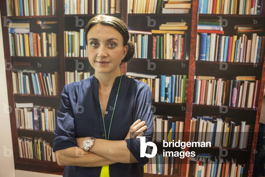 May 2015. Swedish actress Camilla Lackberg/Torino, 2015. The svedese director Camilla Lackberg -